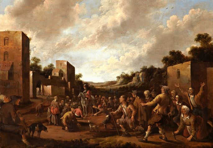 Joost Cornelisz Droochsloot - Villagers Rejoice at the Return of a Cavalier | MasterArt